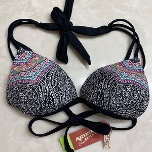 𝅺🆕 Arizona Push-up Splash of Color Swimwear Swim Top Small